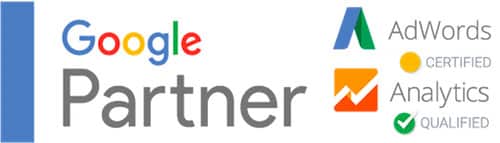 Google Partner, certifié Adwords & Analytics