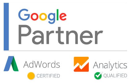 Google Partner, certifié Adwords & Analytics